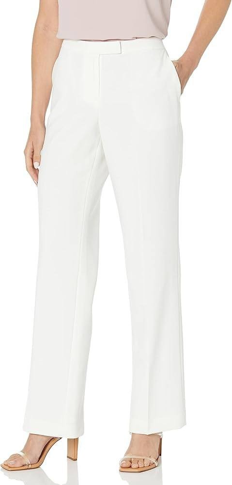 Le Suit Petite Jacket & Pant Suit– Ivory– Size 12P – NWT – $225