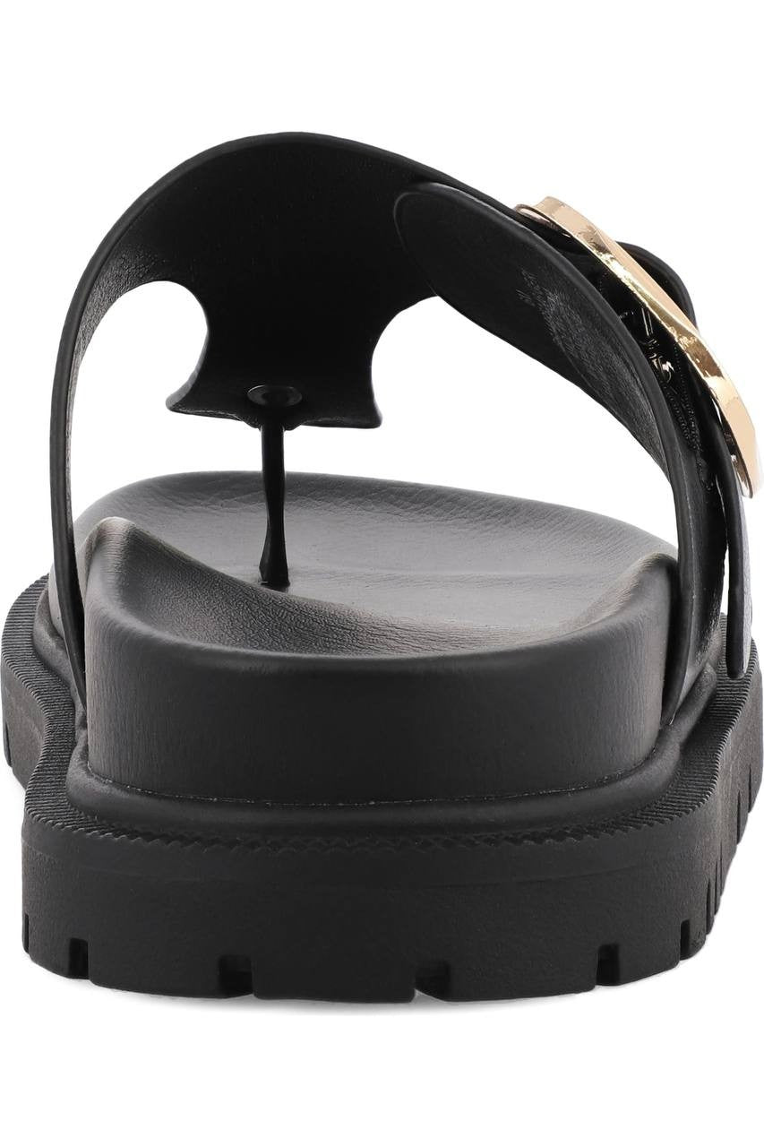 MIA  Geri  Slide  Sandals  Black  Synthetic  8.5M  New  With  Box  $60