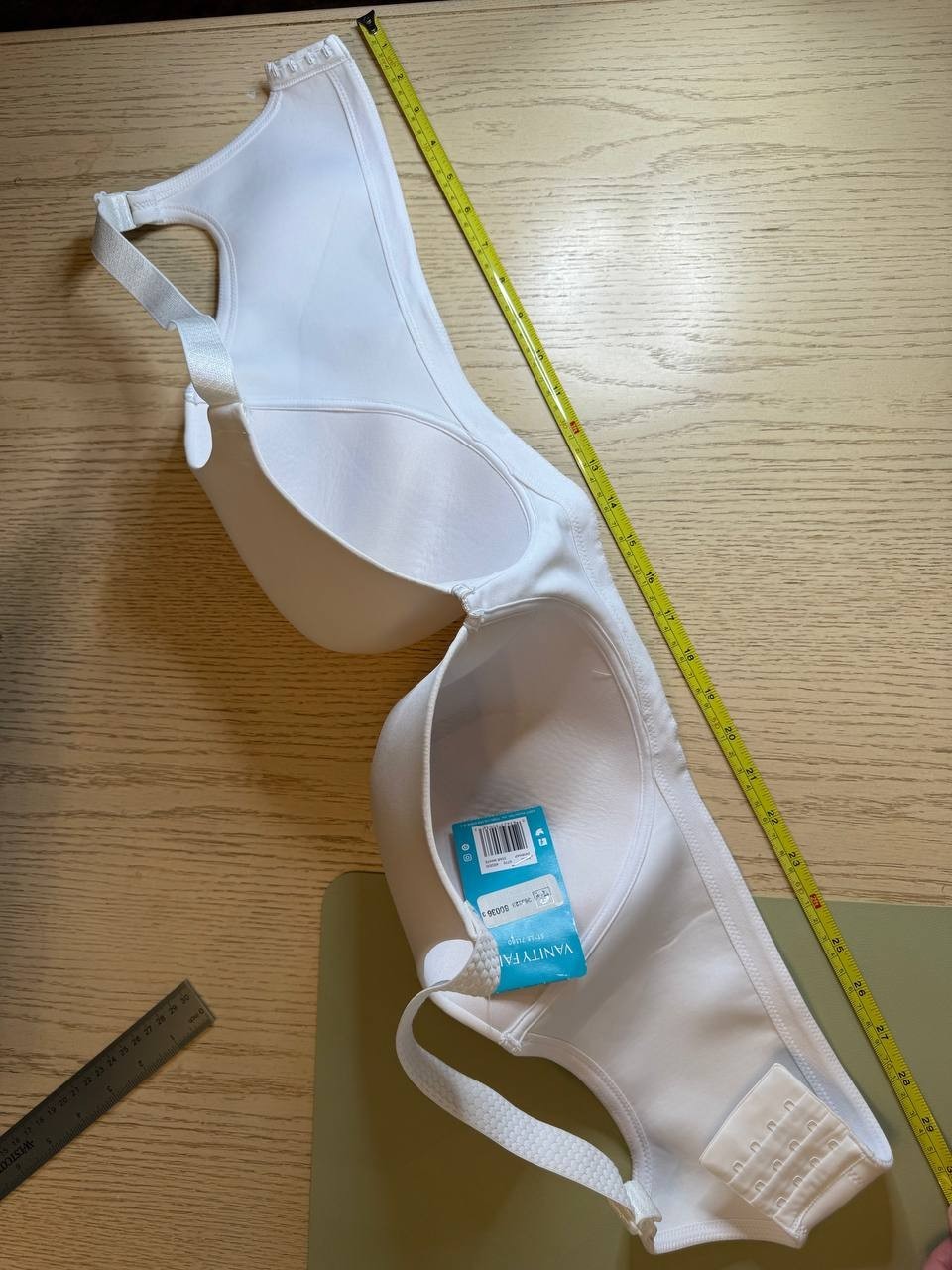 Vanity Fair Beauty Back Full Figure Wirefree Bra Style 71380 – Size 40DDD White