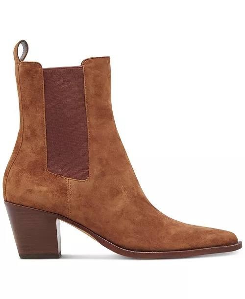 Dolce Vita Brown Suede Booties 9M New in Box MSRP $150