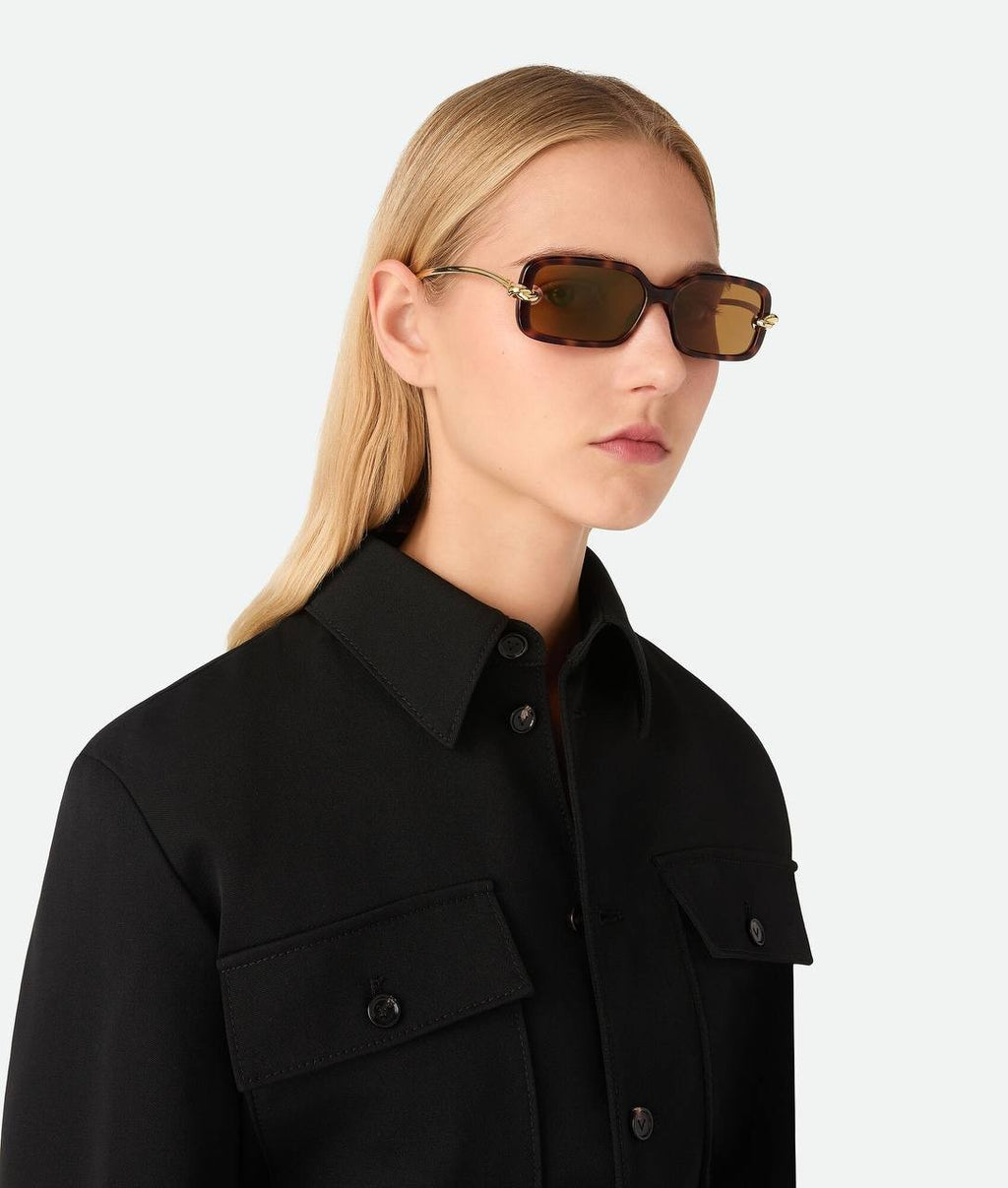 Bottega Veneta Sunglasses Havana/Brown OS NWOT $760.00