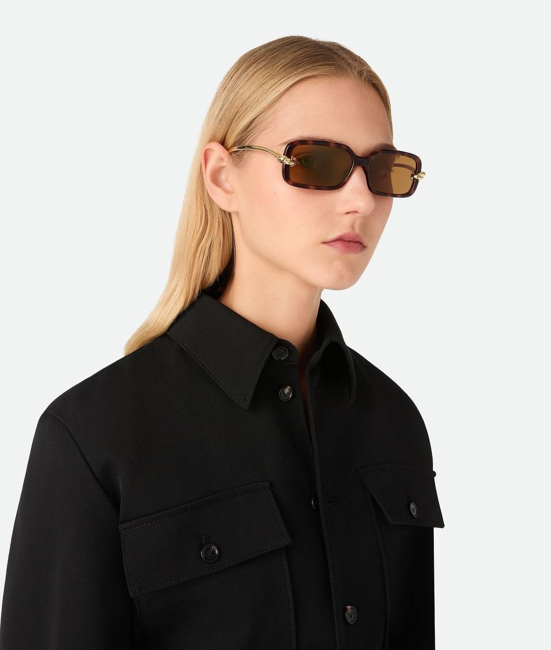 Bottega Veneta Sunglasses Havana/Brown OS NWOT $760.00