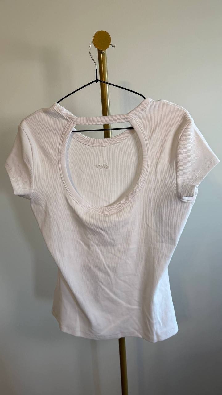 BOSS women’s ESIMA Print T‑Shirt White L $68 NWT