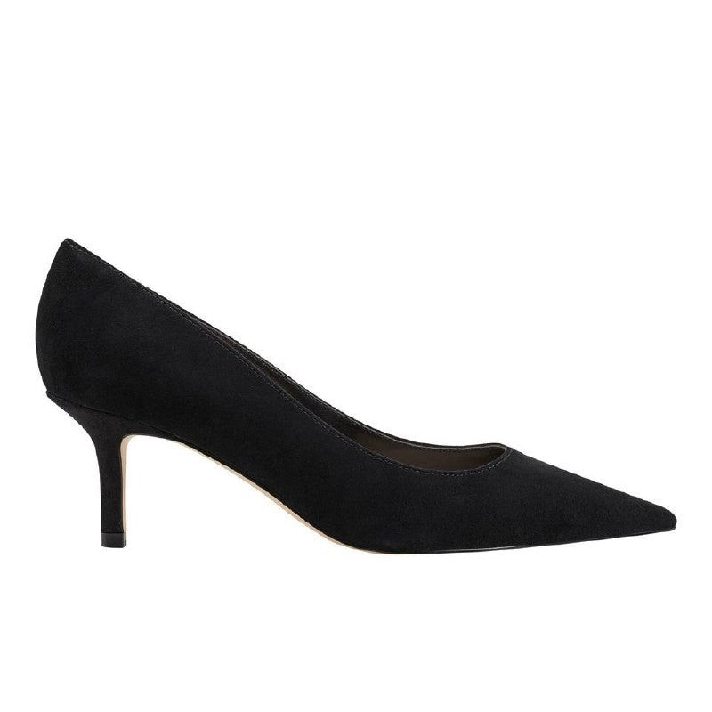 Marc Fisher Alola Pumps 7.5M Black Suede Pointed Toe Mid Stiletto NIB msrp$99