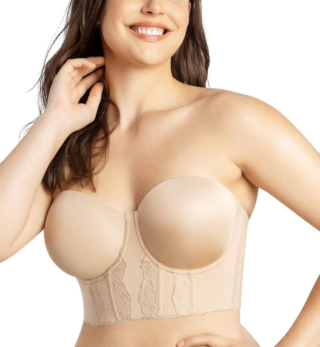 Parfait Elissa Molded Underwire Midi Bustier P50116 – Size 32E (EU 70E) – Nude