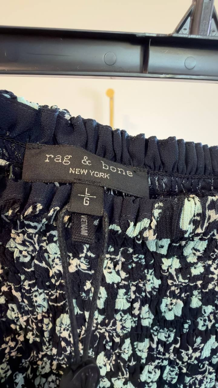 Rag & Bone Hallie Floral Sleeveless Maxi Dress Salute Floral L NWT $428