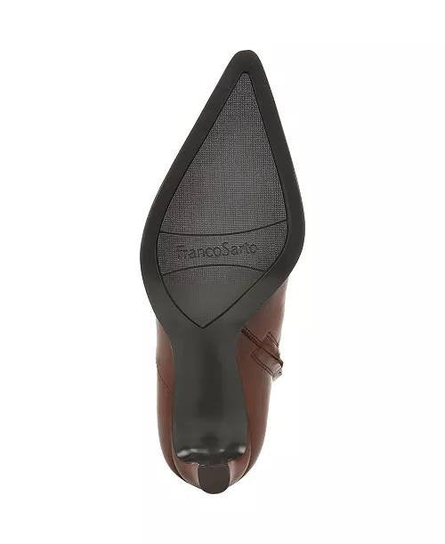 Franco Sarto Toe Dress Booties – Tobacco – Size 5M – MSRP $215