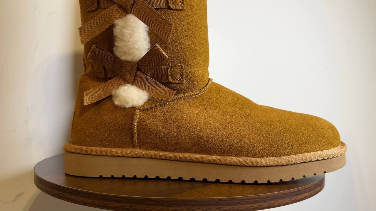 Koolaburra by UGG Boots Size10 Chestnut Suede Pull‑On Warm  Winter NWOB msrp$110