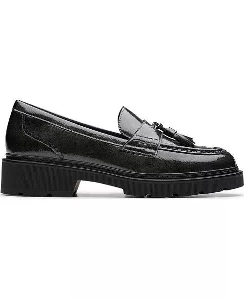 Clarks  Loafers  Gun Metal  8.5W  New  $100