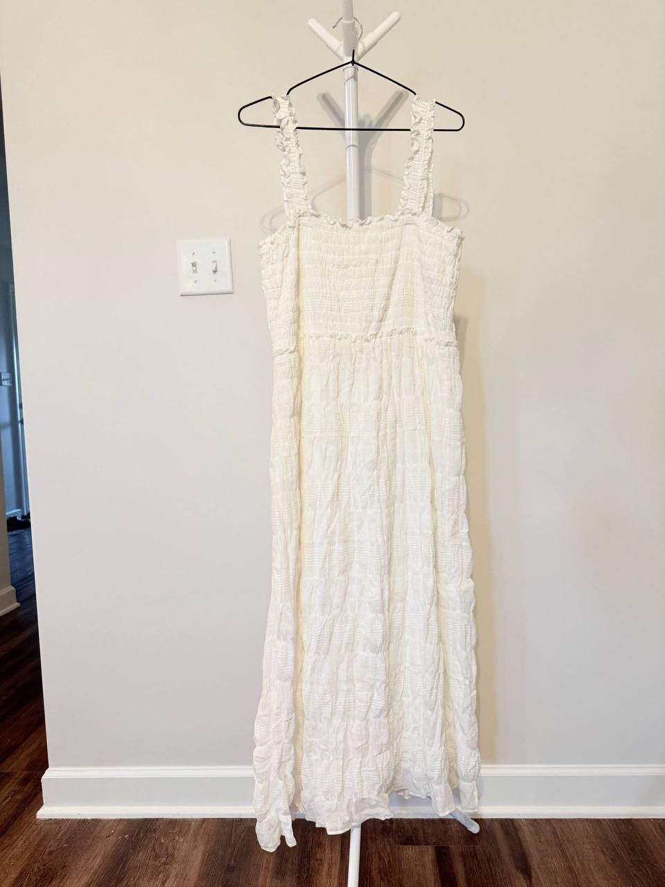 Max Studio Sleeveless White Maxi Sundress – Size XL – NWT – $148