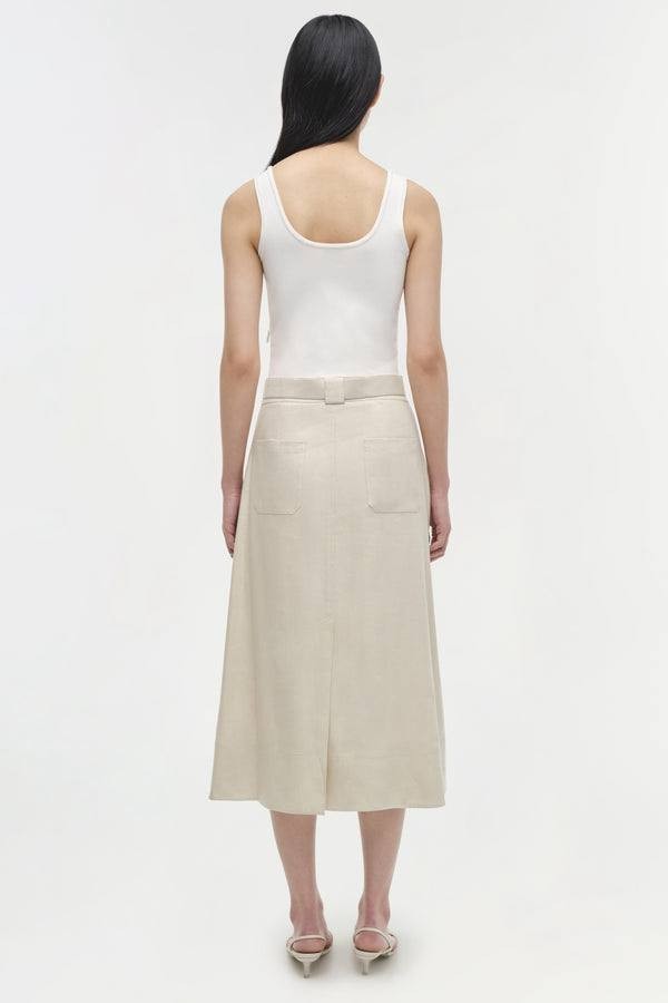 SIMKHAI-Dress-Ivory – Size 6 – NWT – $595 (Without Belt)