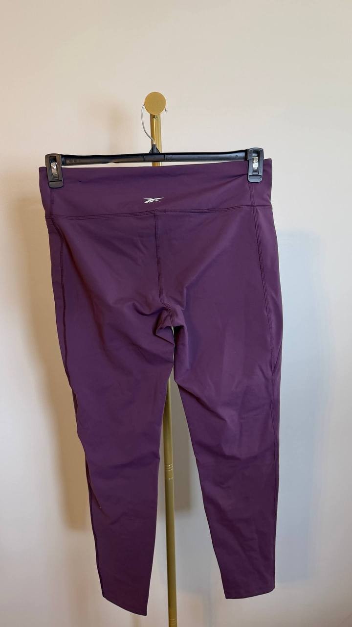 Reebok LUX Collection Training Leggings Violet High Rise Speedwick SizeXL NWT$55