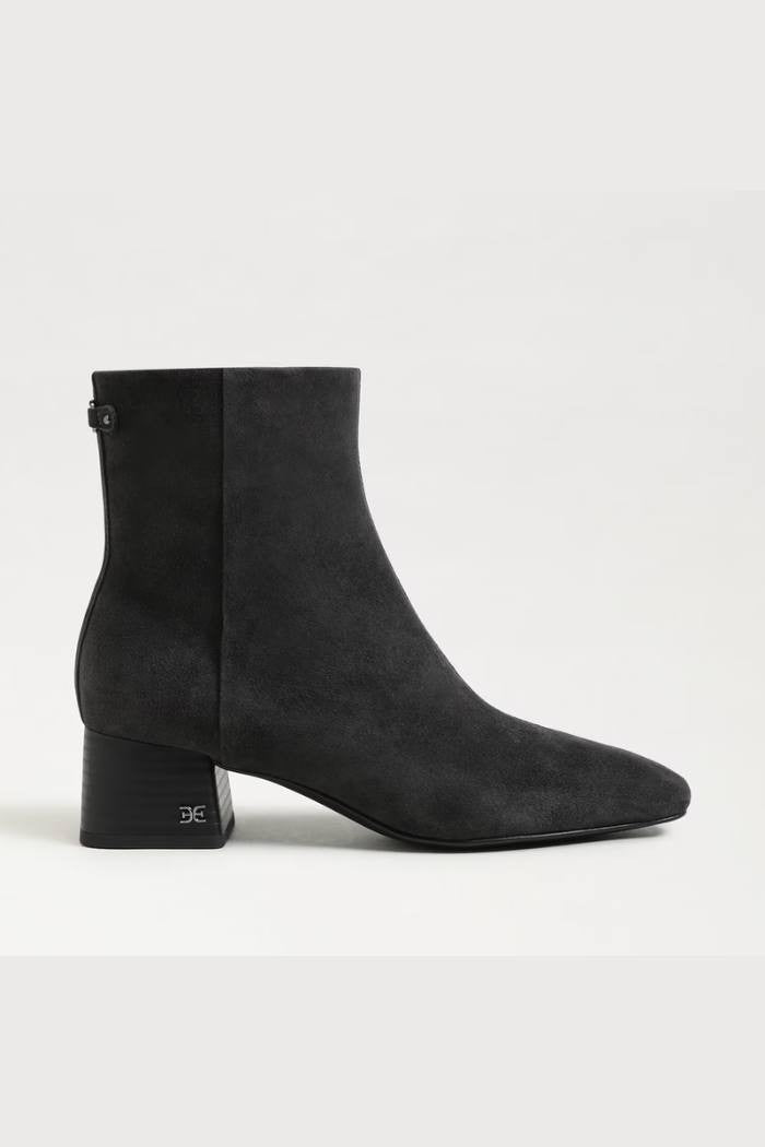 Paige Graphite Suede Ankle Boots – Size 8M – Grey – New in Box