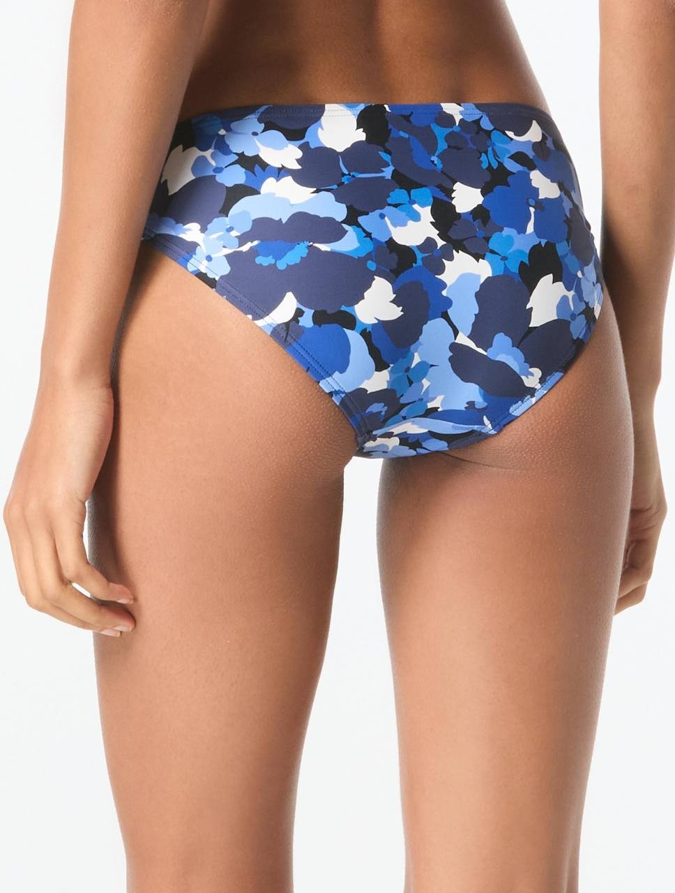 Michael Michael Kors Classic Bikini Bottom Camo Garden New Navy S NWT $58