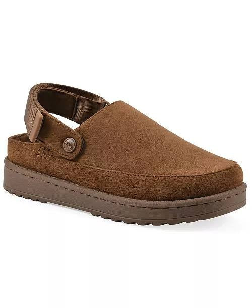 White Mountain Chestnut Polyester Icebound Slingback Clogs 7M NIB MSRP $59
