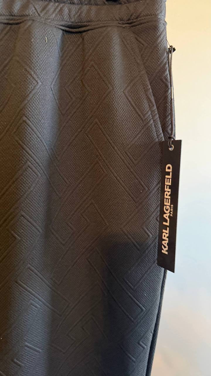 Karl Lagerfeld Paris Men’s Jacquard Knit Performance Joggers XL $99 NWT