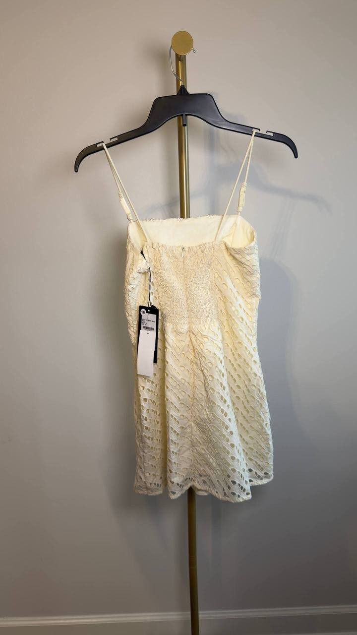 ViX Paula Hermanny Eyelet Venice Short Dress Multi XS NWT $378