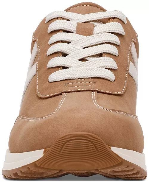 DV Dolce Vita Joque Retro Lace‑Up Sneakers Camel Smooth Women’s 9 NWB