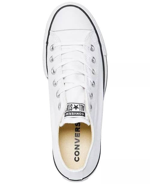 Converse Sneakers 4M White Textile New Without Box MSRP $69.95
