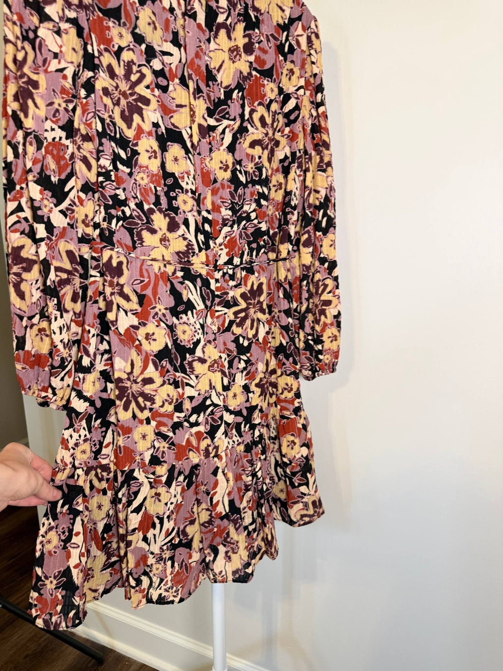 Donna Morgan Printed V‑Neck Mini Dress Multicolor NWT Sizes 4–16 MSRP $118