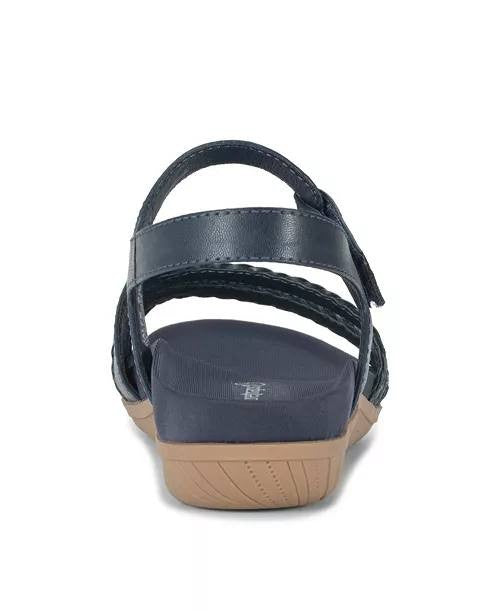 Baretraps Flat Sandals Navy Blue 9.5 W New $69.00