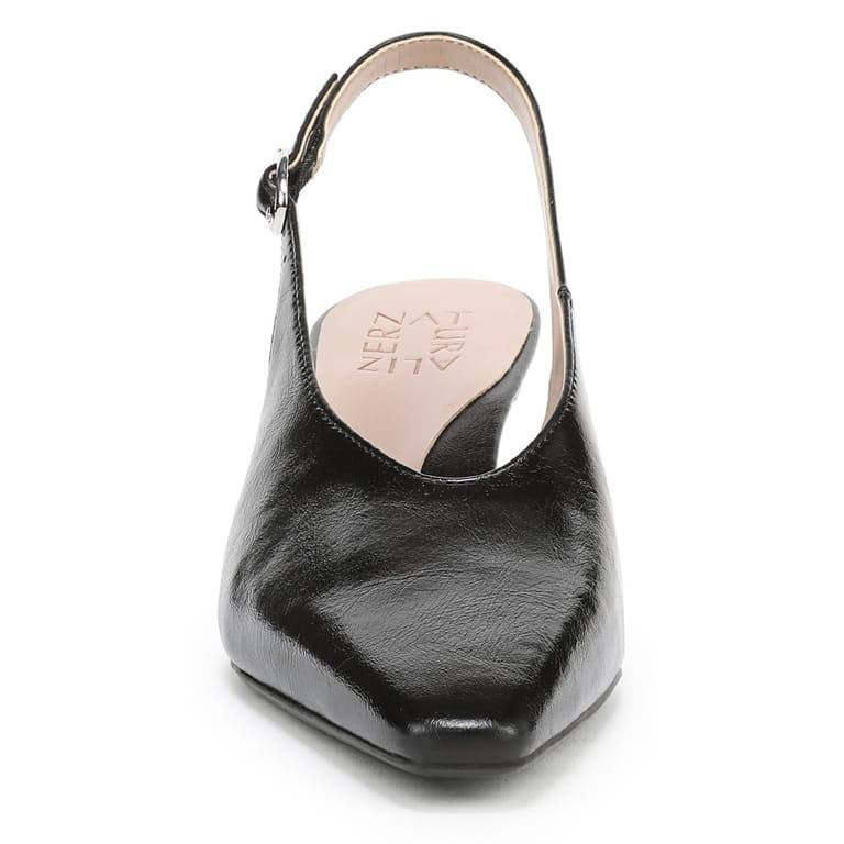 Naturalizer Black Synthetic Slingback Heels 8.5W NIB MSRP $109.99