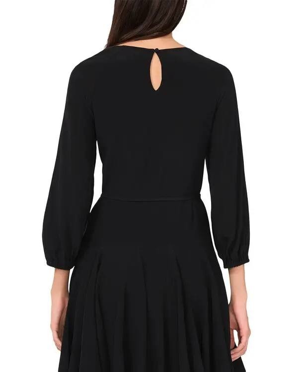 1.STATE Three‑Quarter Mini Dress–SizeL–Pre‑Owned (Defective Button,Missing Belt)