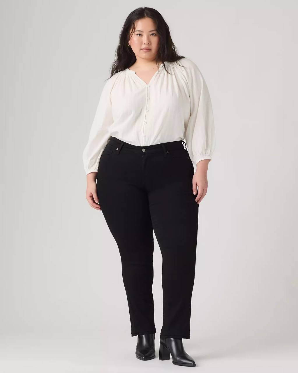 Levi’s Classic Straight Jeans Plus Size 26W Black NWT $69.50
