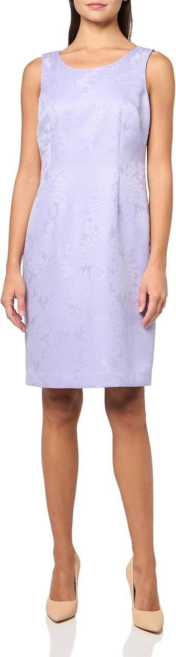 Le Suit Sleeveless Sheath Dress – Lavender– Size 4 – NWT-(Dress Only)