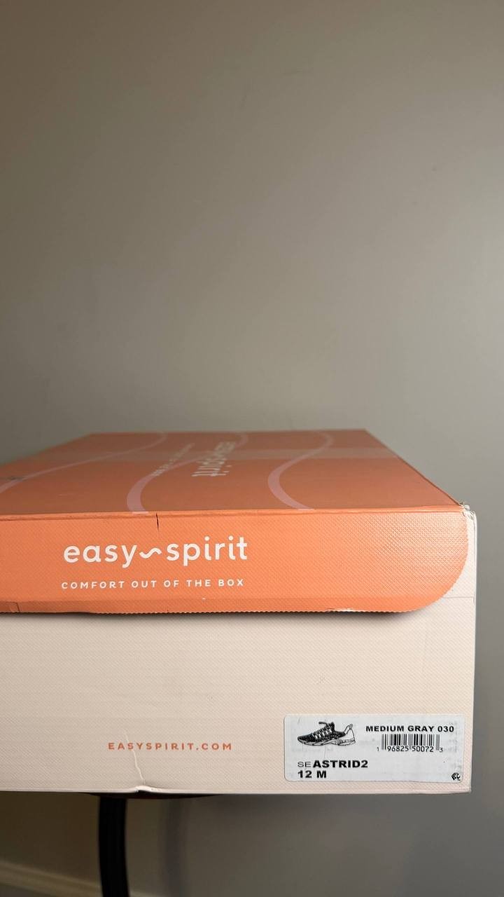 Easy Spirit Grey Slip-On Sneakers Size 12M New in Box $89