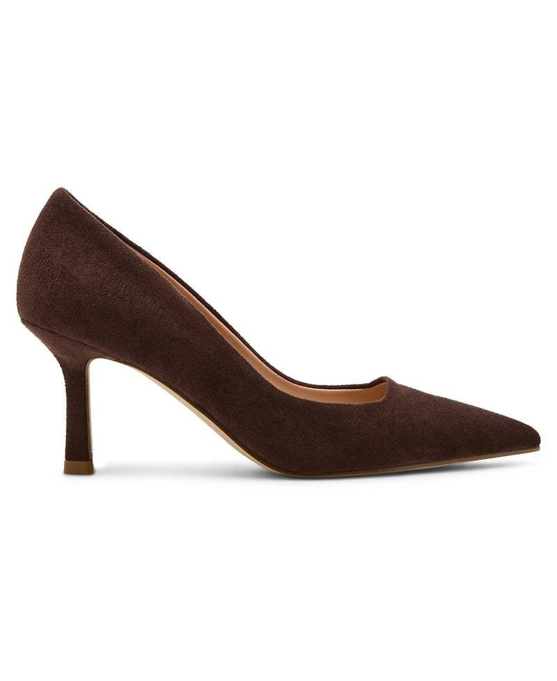 Madden Girl Dark Brown Fabric Pointed Toe Pumps 7.5 New in Box MSRP $59