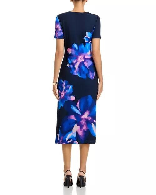 Ramy Brook Kamila Dress Navy Floral Jersey XS NWT $465
