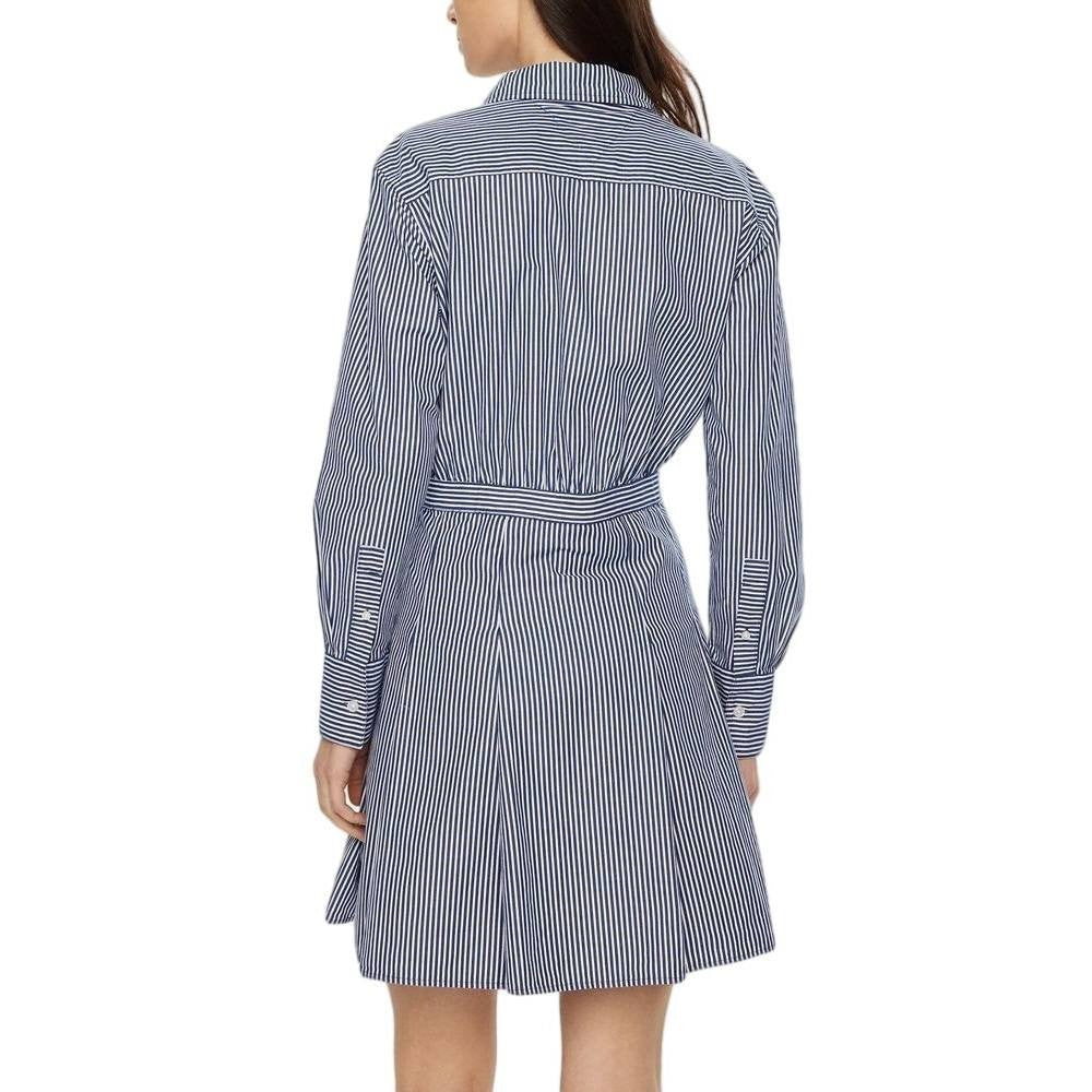 Tommy Jeans Women’s Pinstripe Poplin Shirt Dress White/Blue M NWT $99.50