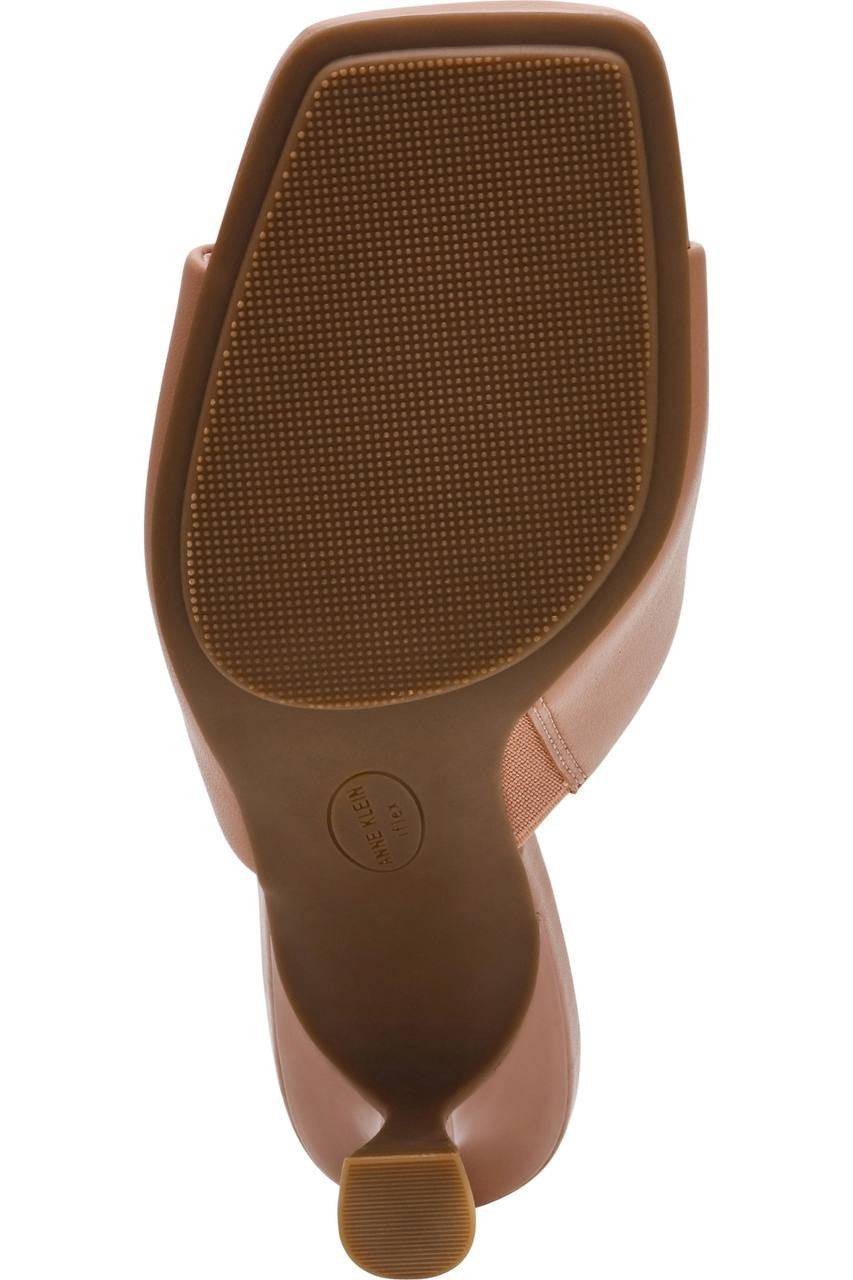 Anne Klein Slide Sandals Tan 7.5 M New $89.00