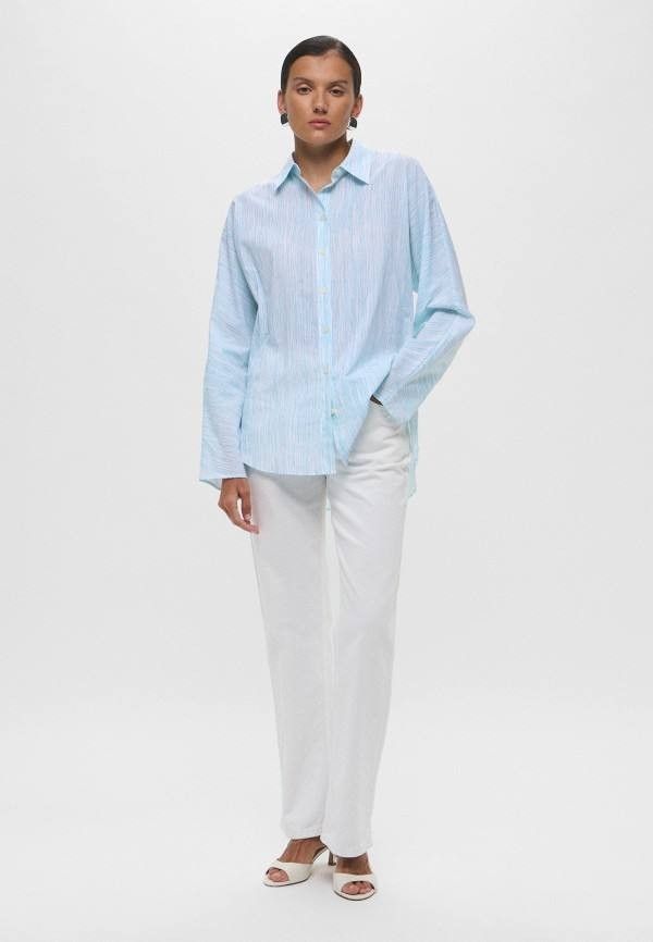 Calvin Klein Women’s Blue Top Size M NWT $109 – Minimalist Premium Style