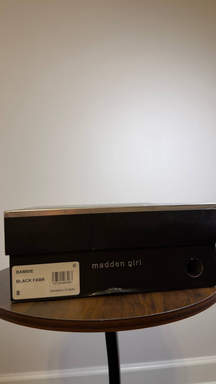 Madden Girl  Dress Sandals  Black  8  New  $65