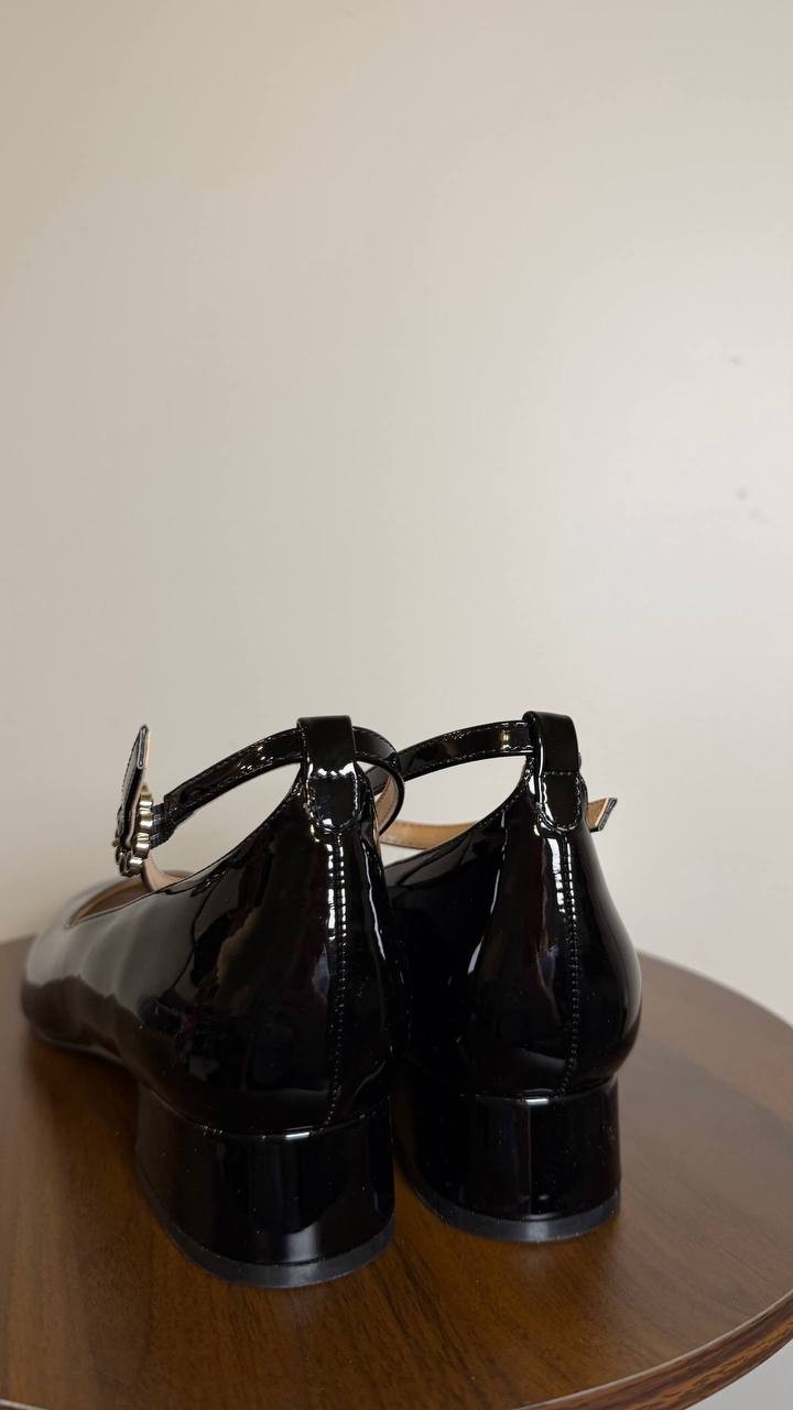 Bandolino Black Man‑Made Ankle Strap Pumps 8.5M NIB MSRP $89