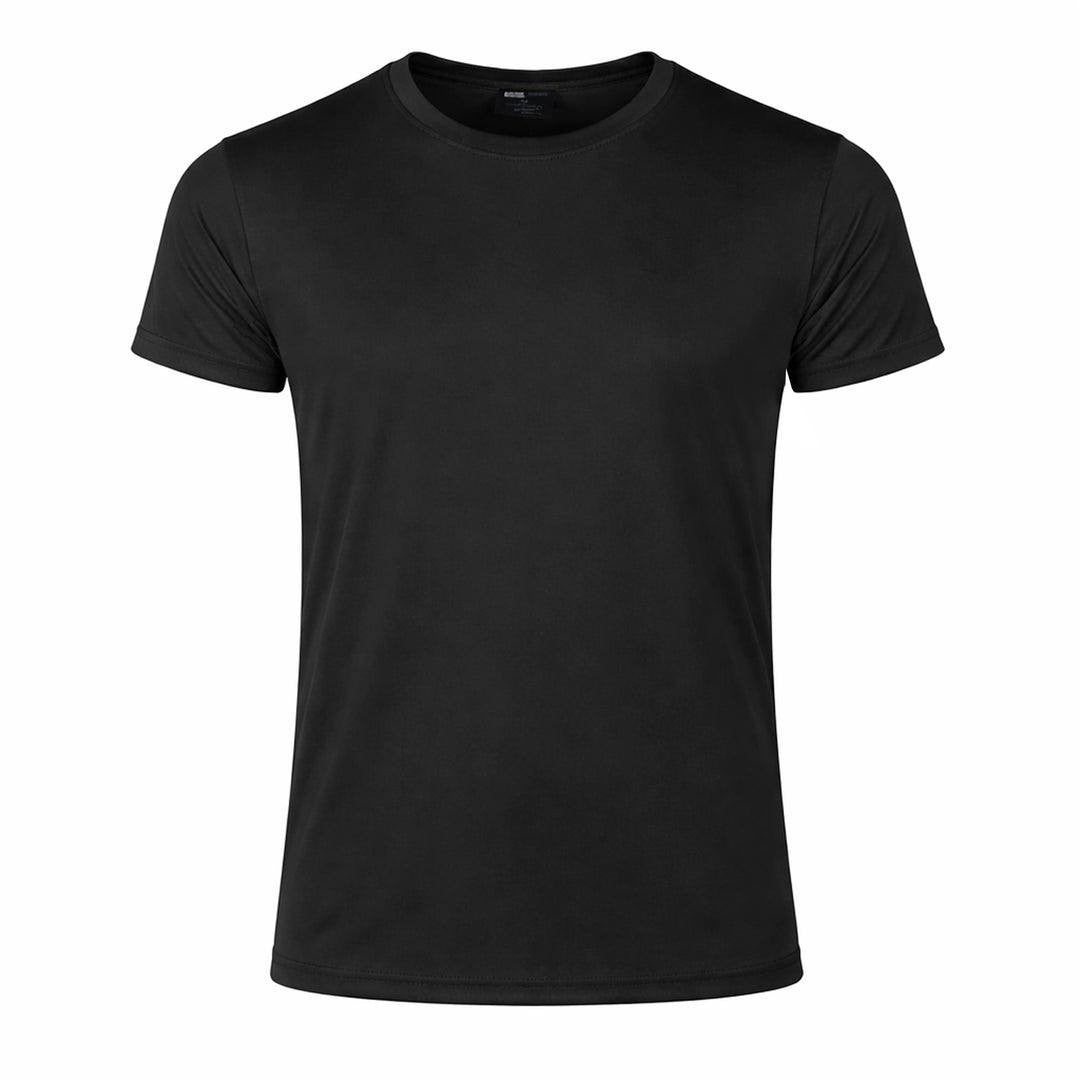 Jump Start Men’s Poly Tech Short Sleeve Crew Neck Tee Black S NWT $19.99