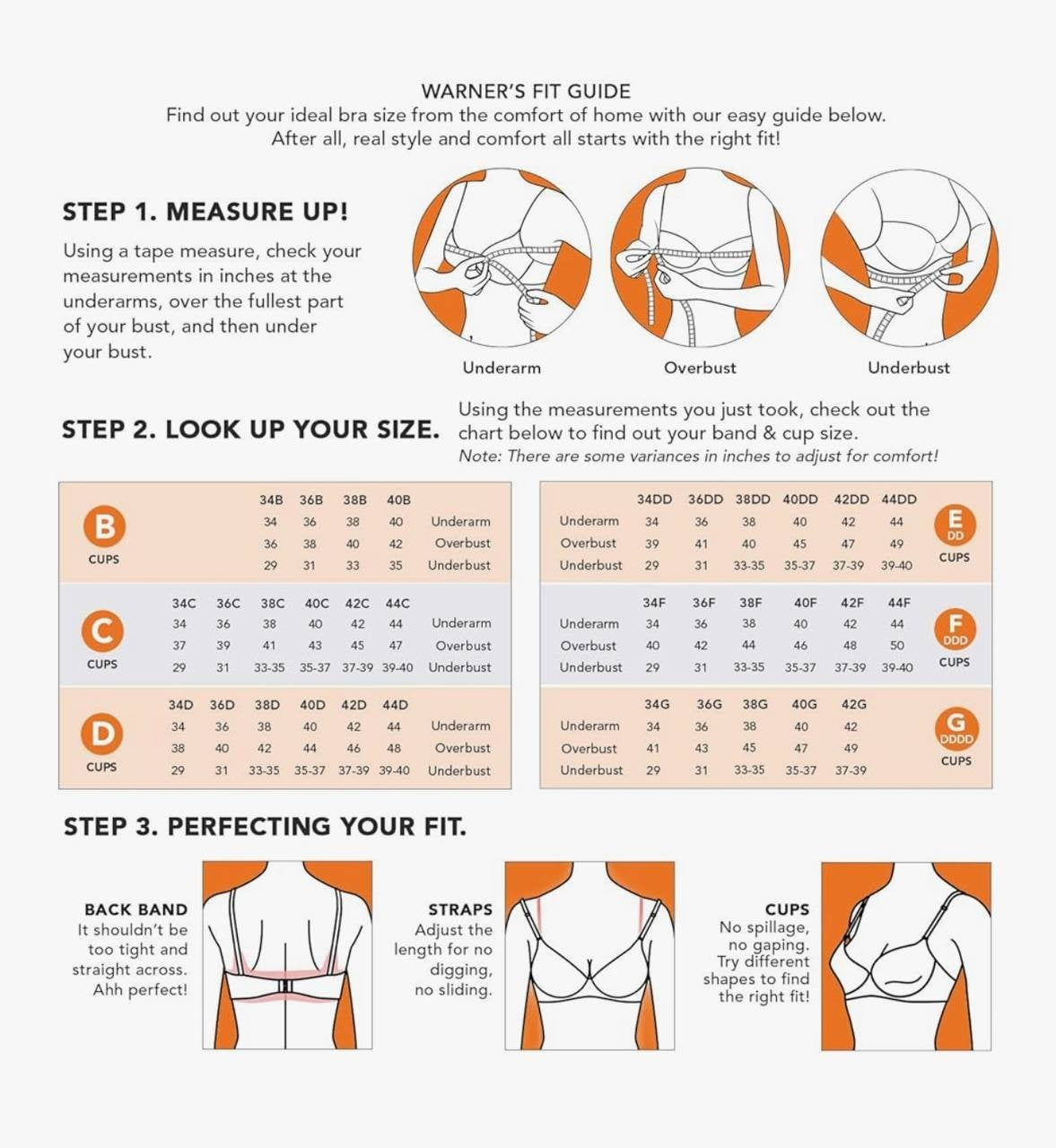 Warner’s Simply Perfect Underarm Smoothing T-Shirt Bra 38D Navy TA4356