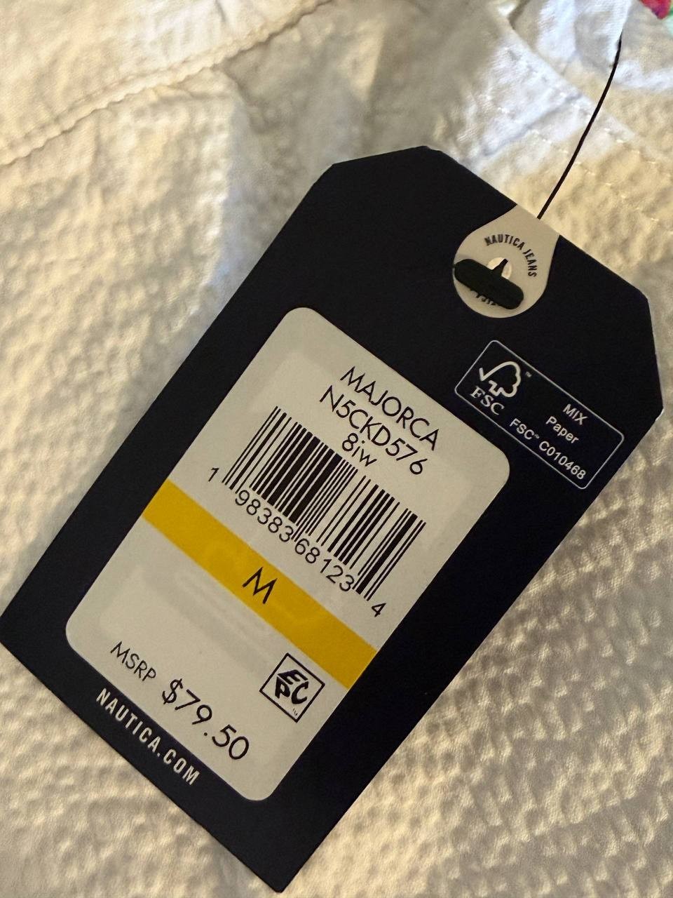 Nautica Jeans Seersucker Utility Pants – Size M – NWT – $79.50