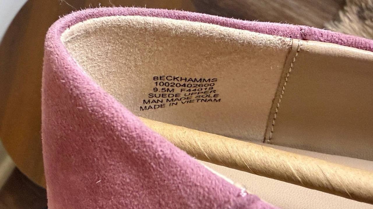 Giani Bernini Tailored Loafers 9.5M Mauve Suede New in Box