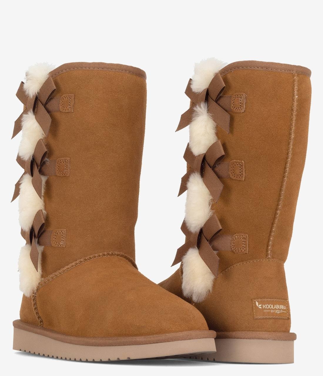 Koolaburra by UGG Boots Size10 Chestnut Suede Pull‑On Warm  Winter NWOB msrp$110