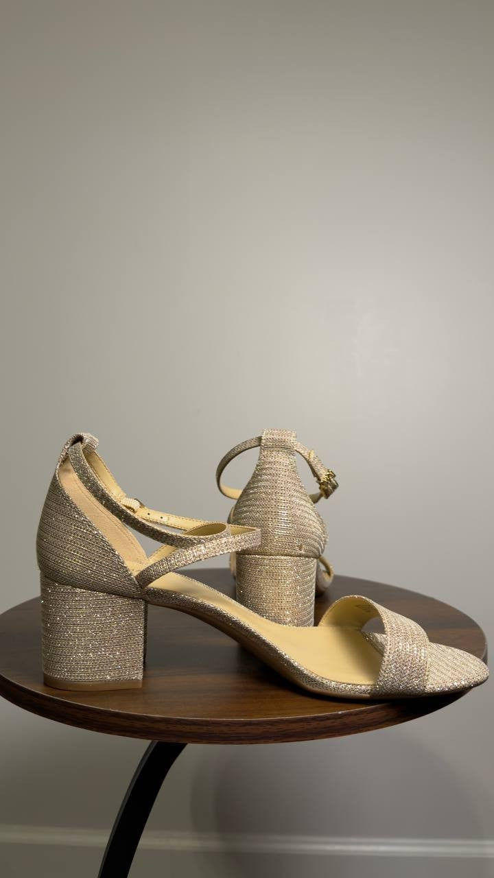 Michael  Michael  Kors  Dress  Sandals  Pale  Gold  8.5M  New  $119.50