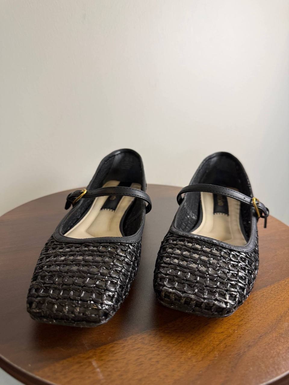 Franco Sarto “Tinsley” Mary Jane Flats – Size 6M – Black Mesh – Preowned