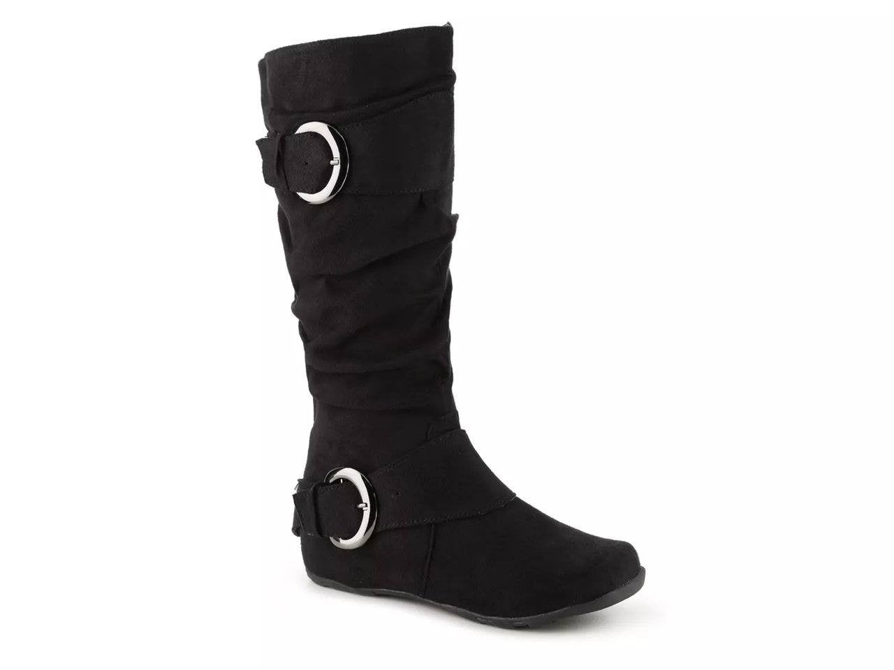 Journee Black Faux Suede Boots 8.5M NIB MSRP $115