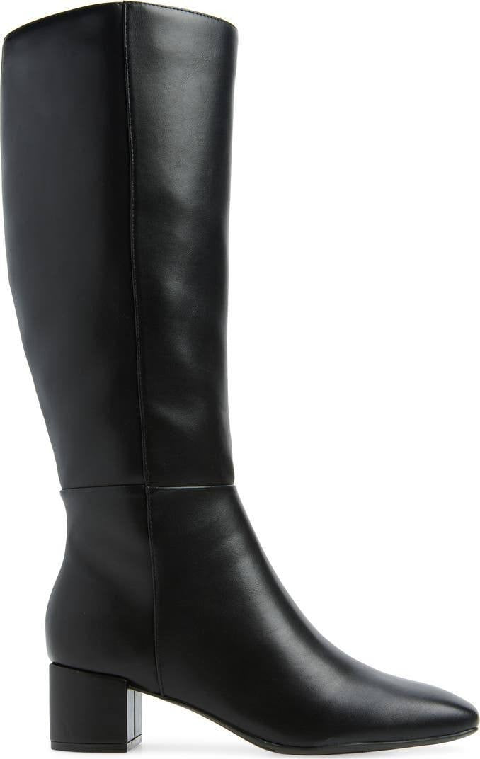 Bandolino Addyson Women’s Knee High Boots Black 7.5M Man‑Made $139 NWB