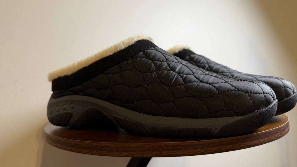 Easy Spirit Wimmy Mules 9W Black Cozy Water‑Repellent Comfort NIB msrp$85