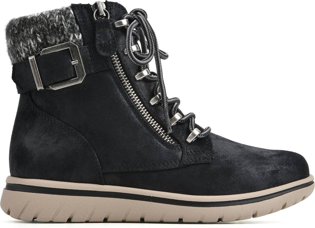 Cliffs  by  White  Mountain  Lace‑Up  Boots  Black  7.5  New  $89