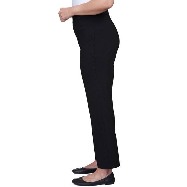 Alfred Dunner Allure Stretch Pants Black 12 NWT msrp$48