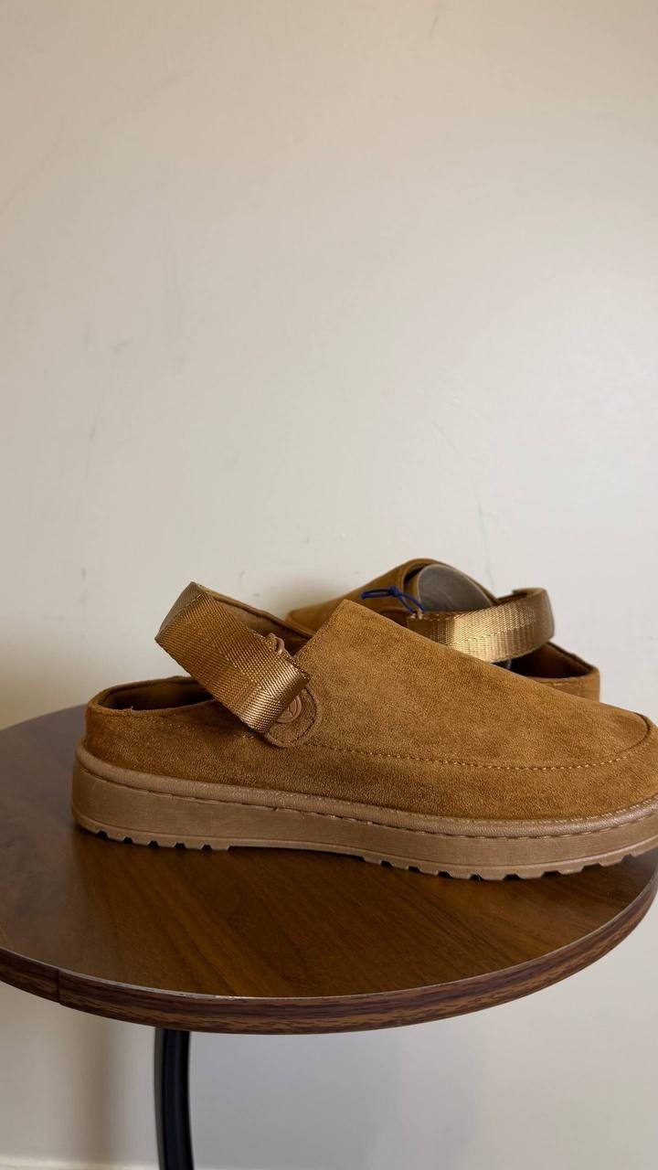 White Mountain Chestnut Polyester Icebound Slingback Clogs 7M NIB MSRP $59